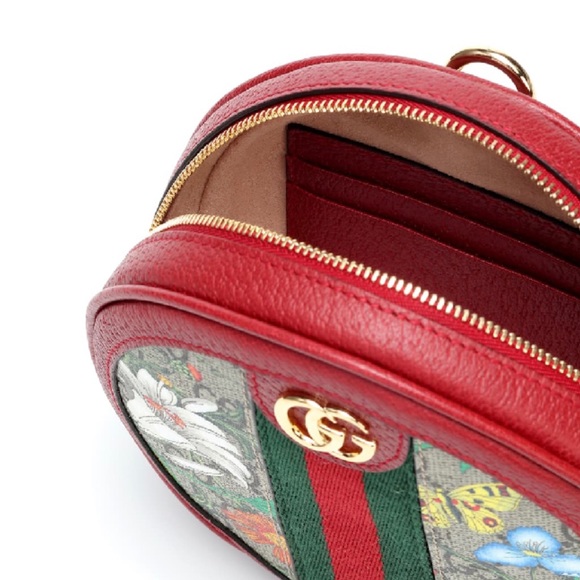 NWT Gucci Ophidia Mini Round Flora Chain-strap Backpack - Picture 4 of 8